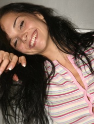 Katie Fey Smiling Stripper