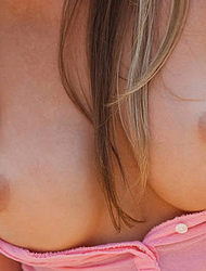 Kayden Kross Tight Pink Shirt