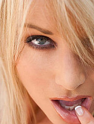 Kayden Kross Tight Pink Shirt