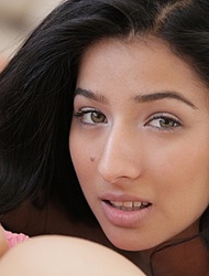 Latina Megan Salinas Eating Pussy