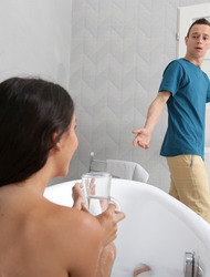 Stepsis Gets Dirty After A Bath | Ohana Petite | Nubiles Porn