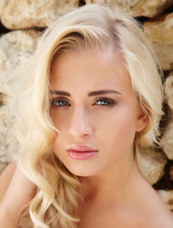 blue-eyed blonde beauty Cayla