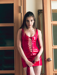 Marlyn's mistress is trying to teach the hot brunette patience and obedience